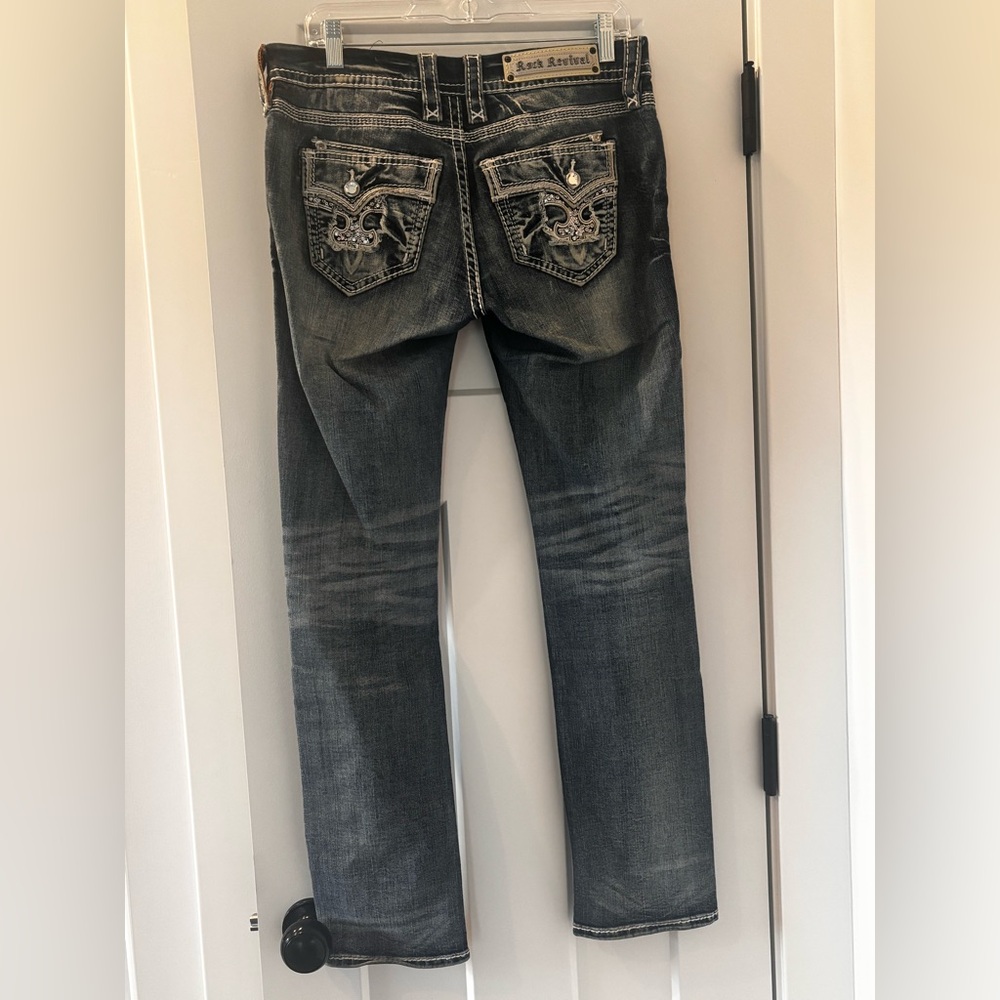 Rock Revival Women’s size 27 Karelia Easy Straight Jeans